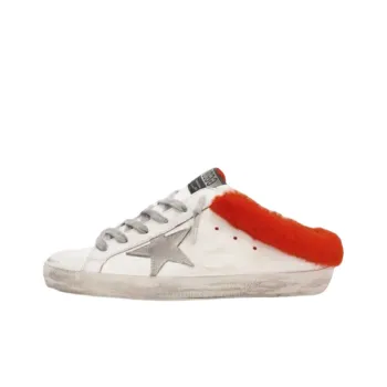 Golden Goose Super Star Sabot Stylish Skateboarding Shoes Women's White