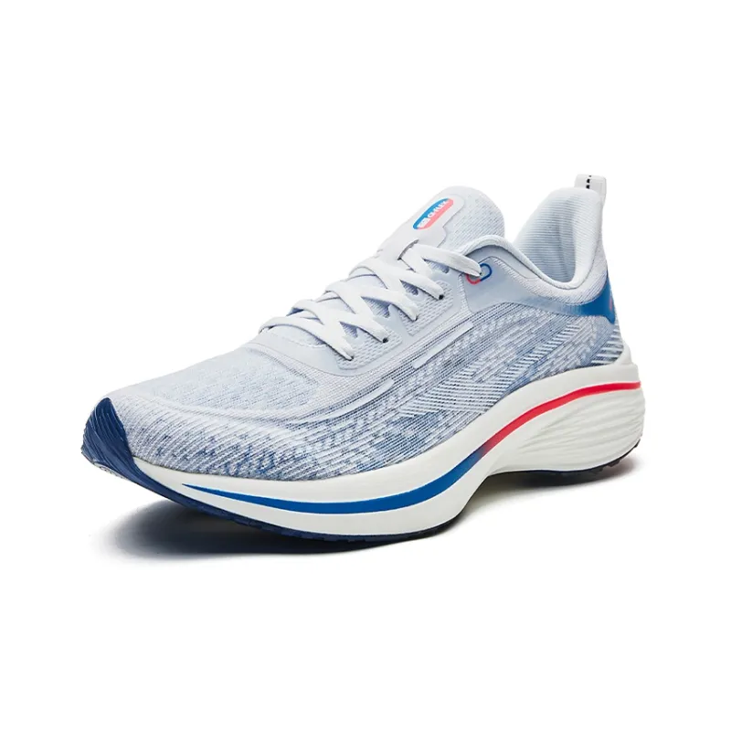 Erke Strange Bullet 3.0 Low Top Running Shoes Men's White Blue-2