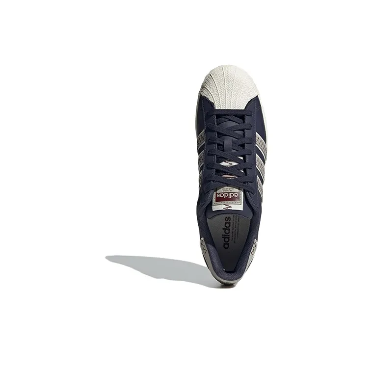 adidas originals Superstar Dark Blue Light Gray-4