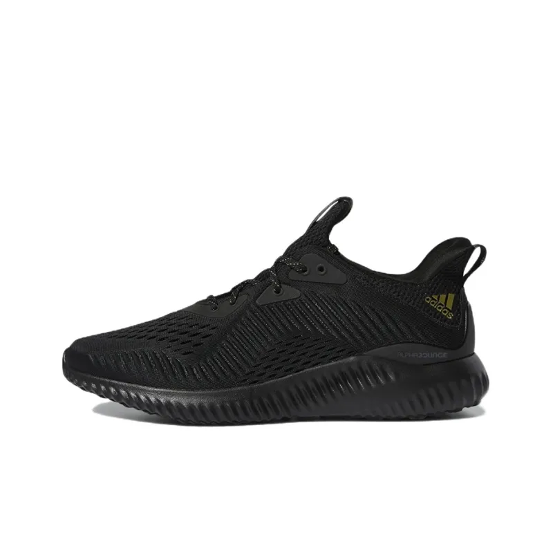Adidas Alphabounce 1 'Black Gold Metallic'-0