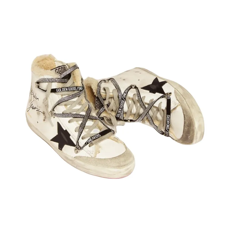Golden Goose Francy Stylish Skateboarding Shoes Women's White-2