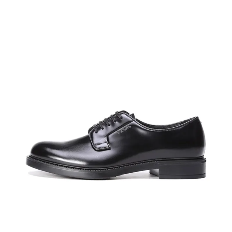 PRADA Dress Shoes Men Low Top Black-0