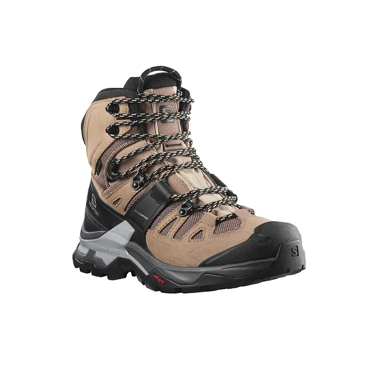 SALOMON Hiking / Trekking Shoes Women's High Top Black/Brown-1
