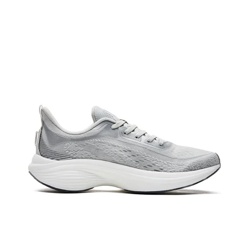 Erke Strange Bullet 3.0 Low Top Running Shoes Men's Silver Gray-1