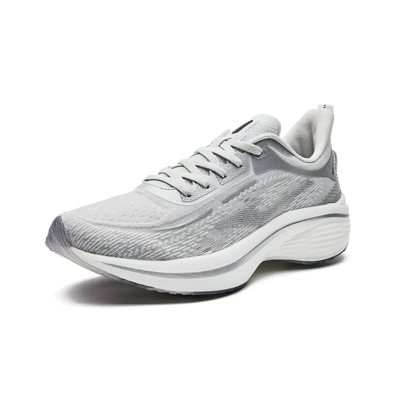 Erke Strange Bullet 3.0 Low Top Running Shoes Men's Silver Gray-2