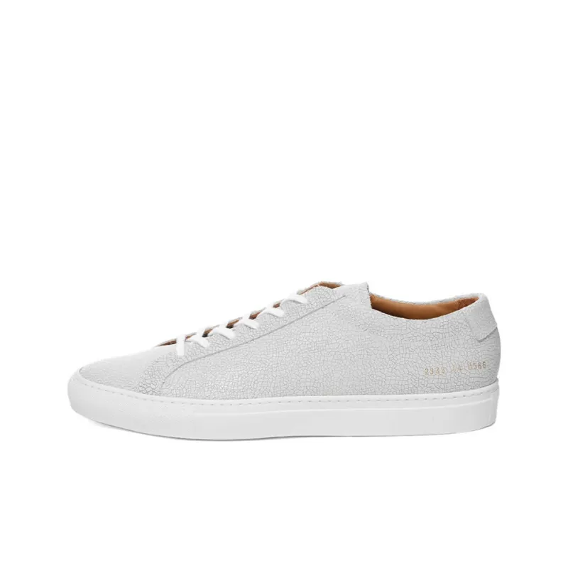 COMMON PROJECTS Skateboard Shoes Men Low-Top Gray White-0