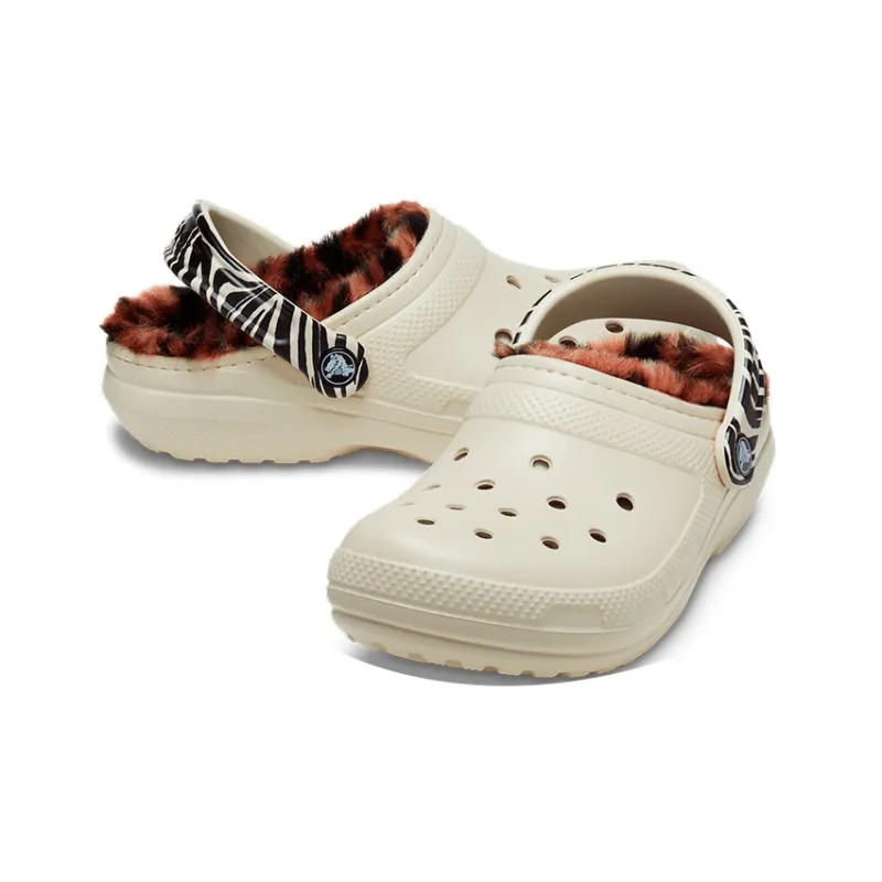 Crocs Classic Lined Animal Remix Clog 'Black'-3