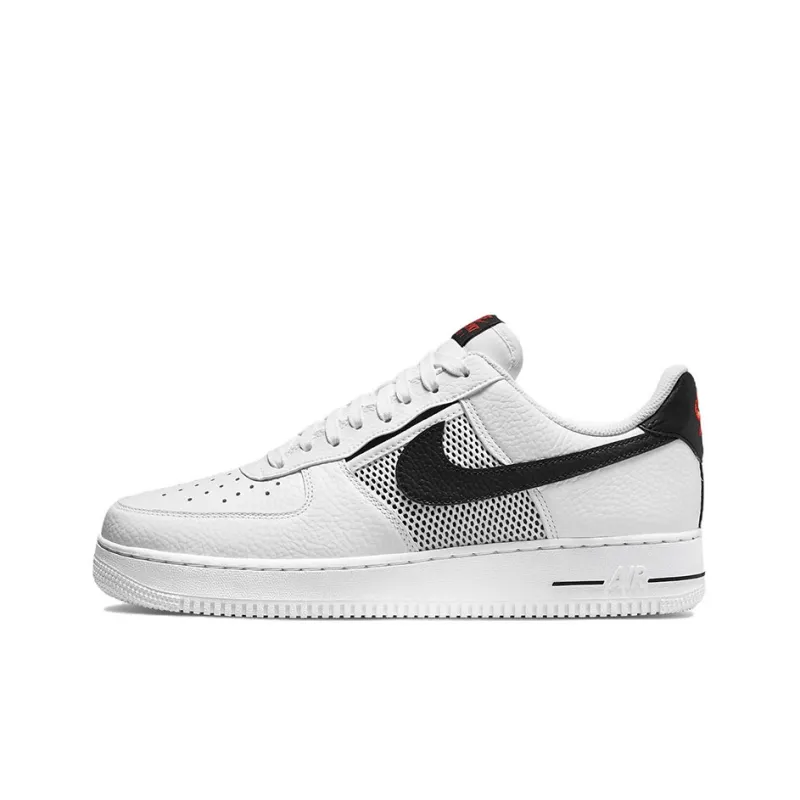 Nike Air Force 1 Low Mesh Pocket White Black-0