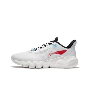 LiNing Cushioning Anti Slip And Wear Resistant Low Top Casual Shoes Men's White