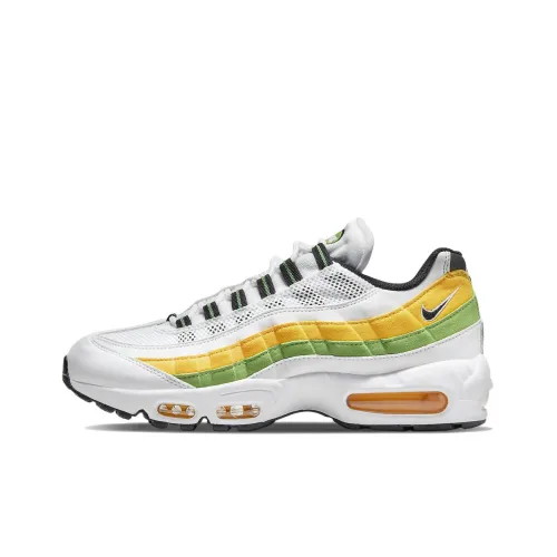 Nike Air Max 95 Essential White Green Apple Tour Yellow