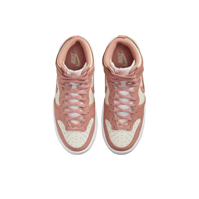 Nike Dunk High Up Sail Light Madder Root Women's-3