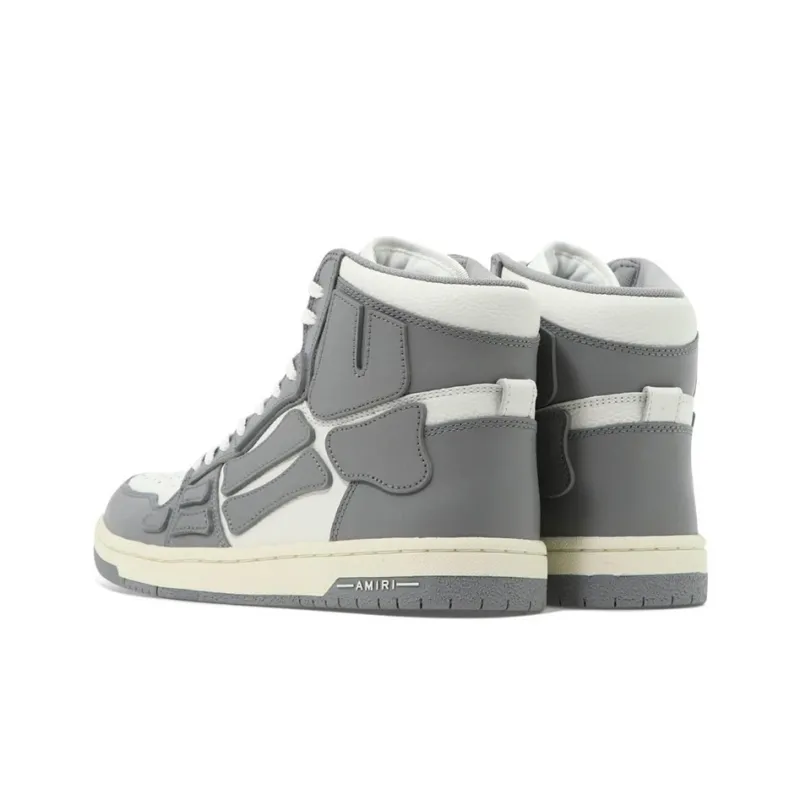 AMIRI Skel Top Hi Grey White-4