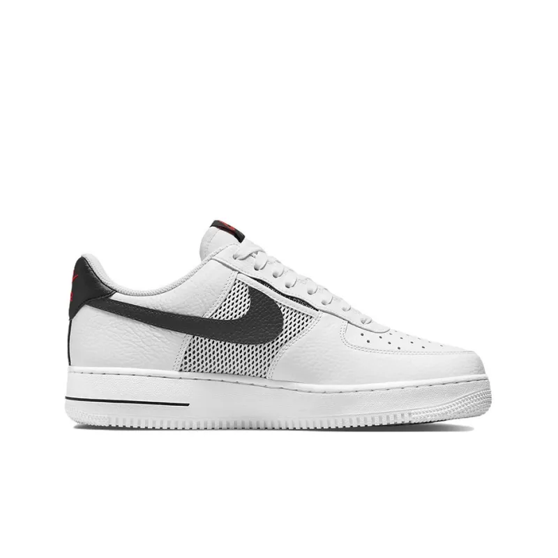 Nike Air Force 1 Low Mesh Pocket White Black-1
