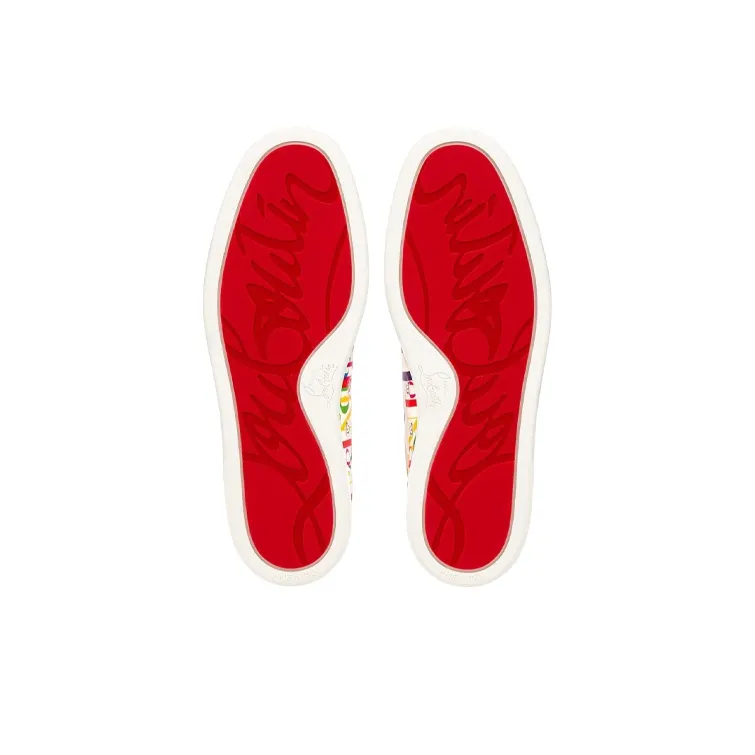 CL LUBOTING Louis Junior 1.0 Spikes Orlato Low Top Stylish Skateboarding Shoes Men's White-4