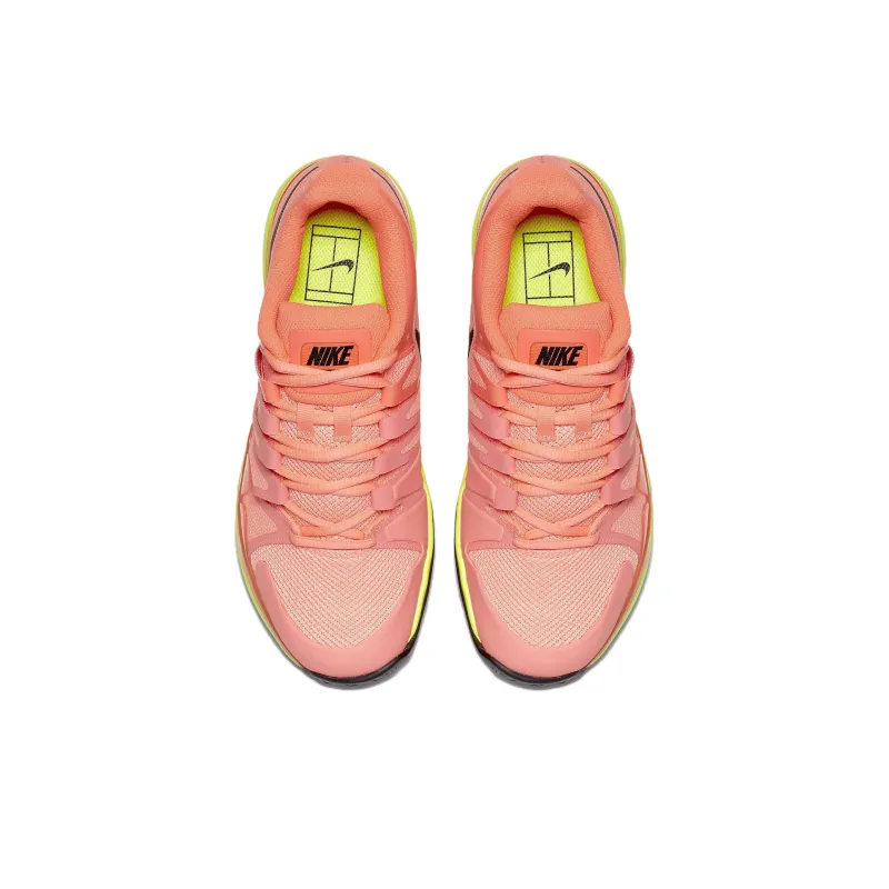 Nike Mercurial Vapor 9 Tennis Shoes Women's Low-Top Orange/Yellow/White-3