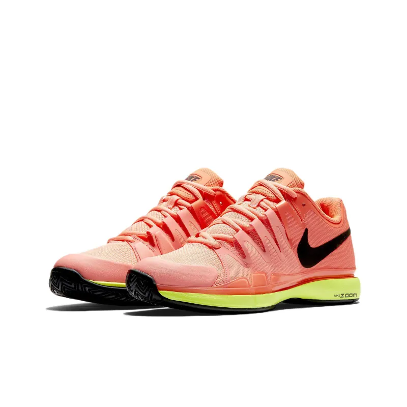 Nike Mercurial Vapor 9 Tennis Shoes Women's Low-Top Orange/Yellow/White-2