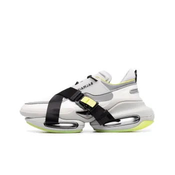 BALMAIN B Bold Low Top White Yellow