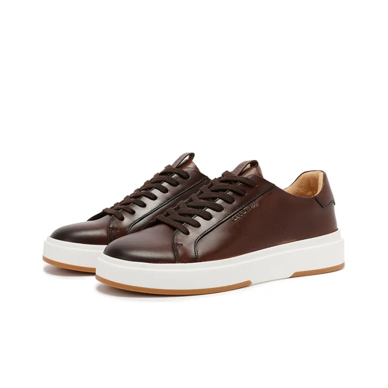 CERRUTI 1881 Stylish Skateboarding Shoes Men's Brown-1