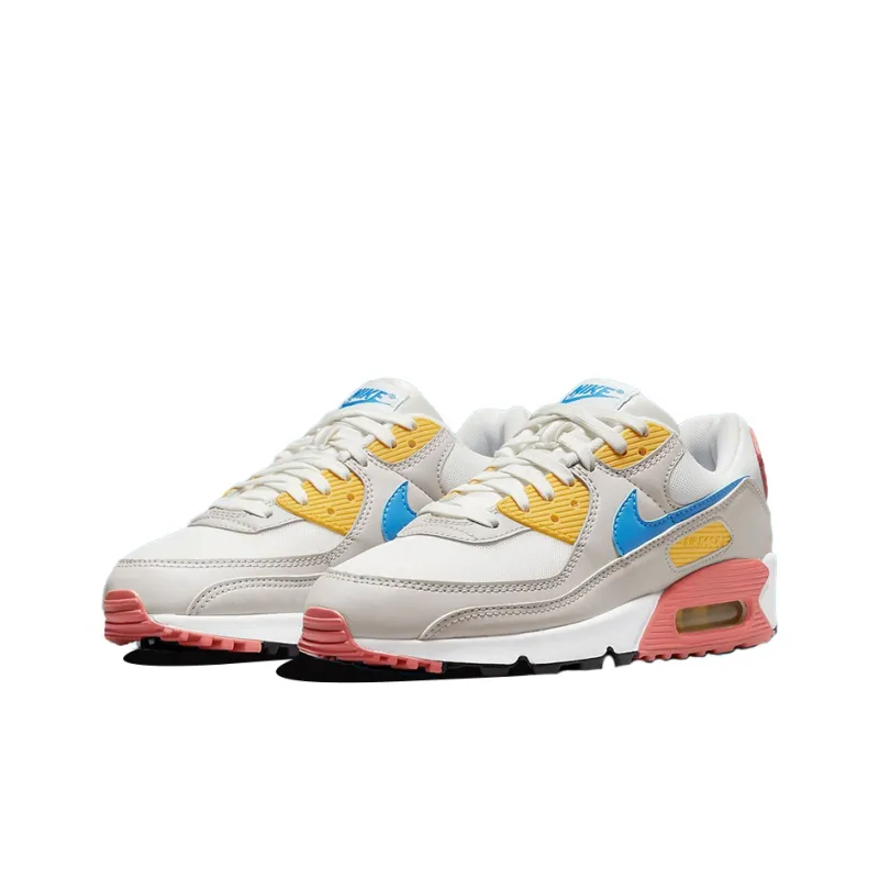 Nike Air Max 90 Light Bone Vivid Sulphur Women's-2