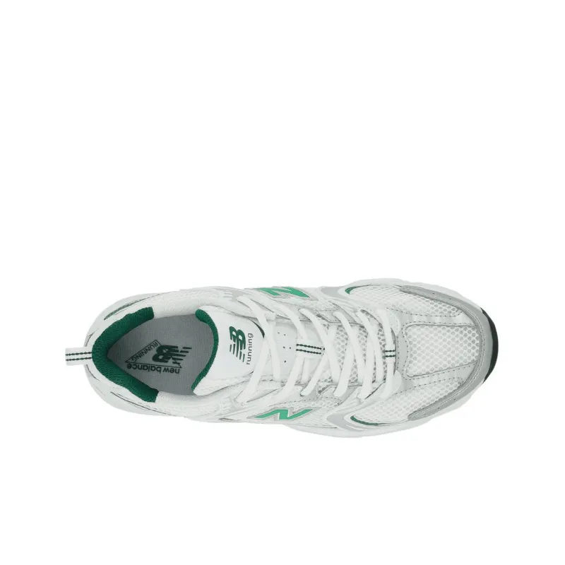 New Balance 530 White Nightwatch Green-3