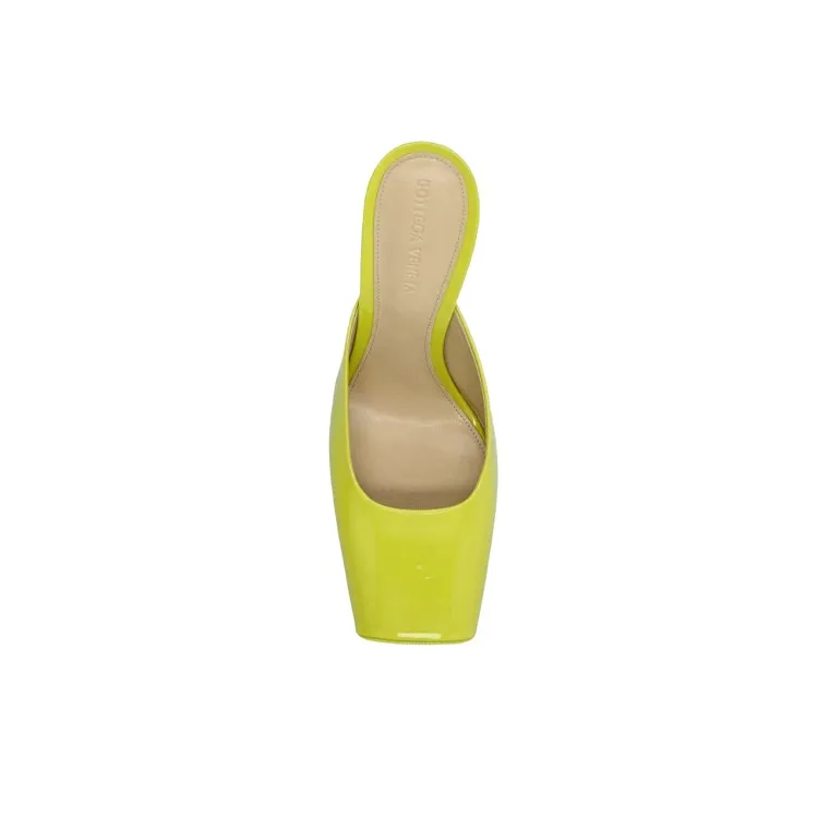 Bottega Veneta Wrap-toe Slippers Women's Neon Yellow-4