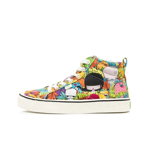 CARIUMA Skateboard Shoes Women's High-Top Multicolor