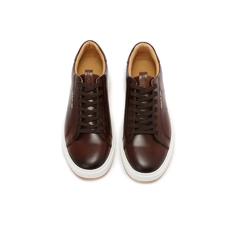 CERRUTI 1881 Stylish Skateboarding Shoes Men's Brown-2