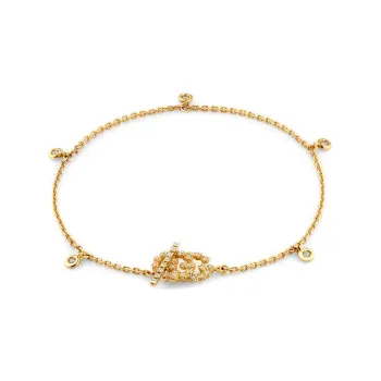 GUCCI GG Running Bracelets Women's Gold