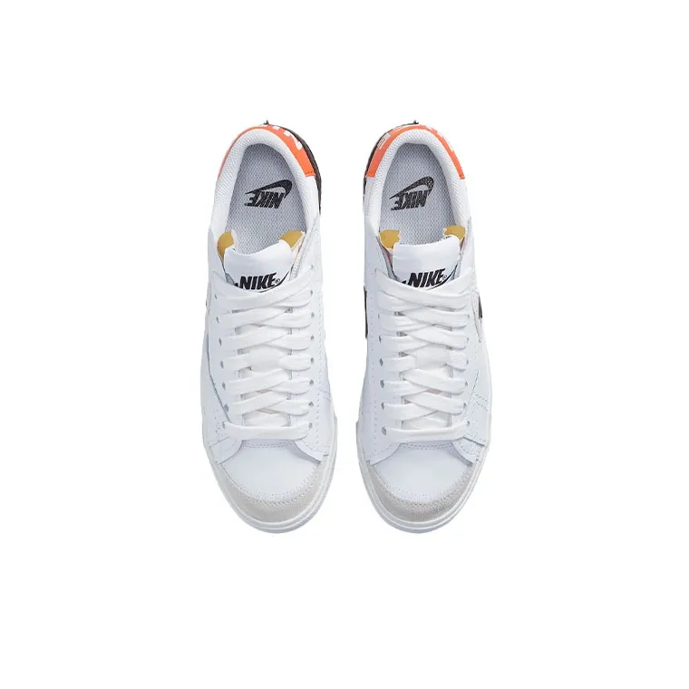 Nike Blazer Low 77 Jumbo White Summit White Magma Orange Black-3