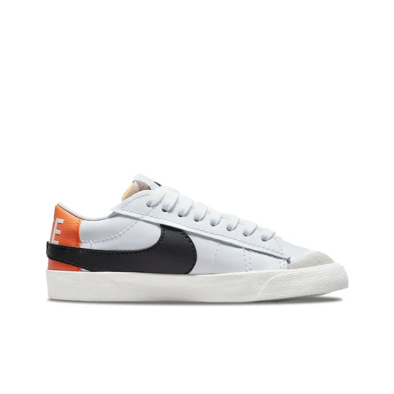 Nike Blazer Low 77 Jumbo White Summit White Magma Orange Black-1