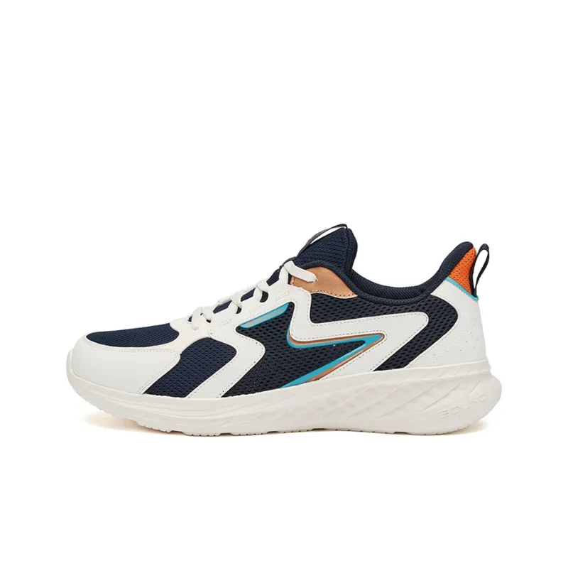 361° Running Shoes Men Low Top Feather White/Shadow Blue-0
