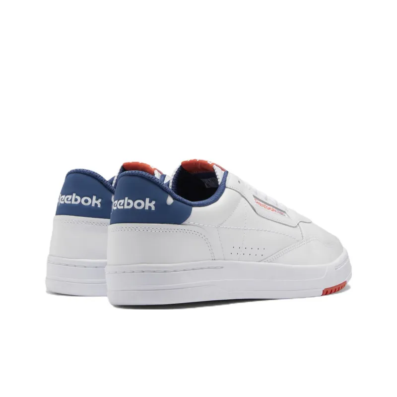 Reebok Court Peak Low Top Casual Skate Shoes Unisex White Orange 'White'-2