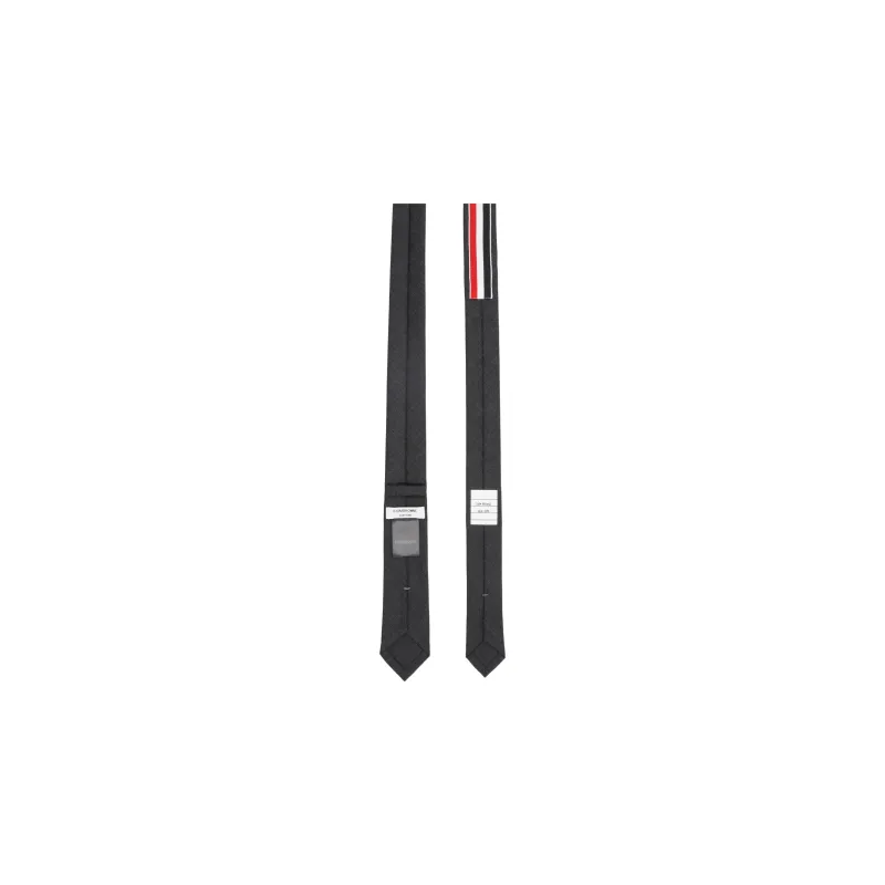 THOM BROWNE Super 120s Stripe Detailed Twill Necktie-1