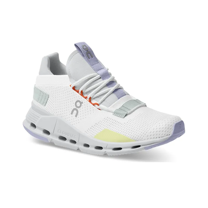 On Running Cloudnova White Glacier Grey Lavender Women's-2