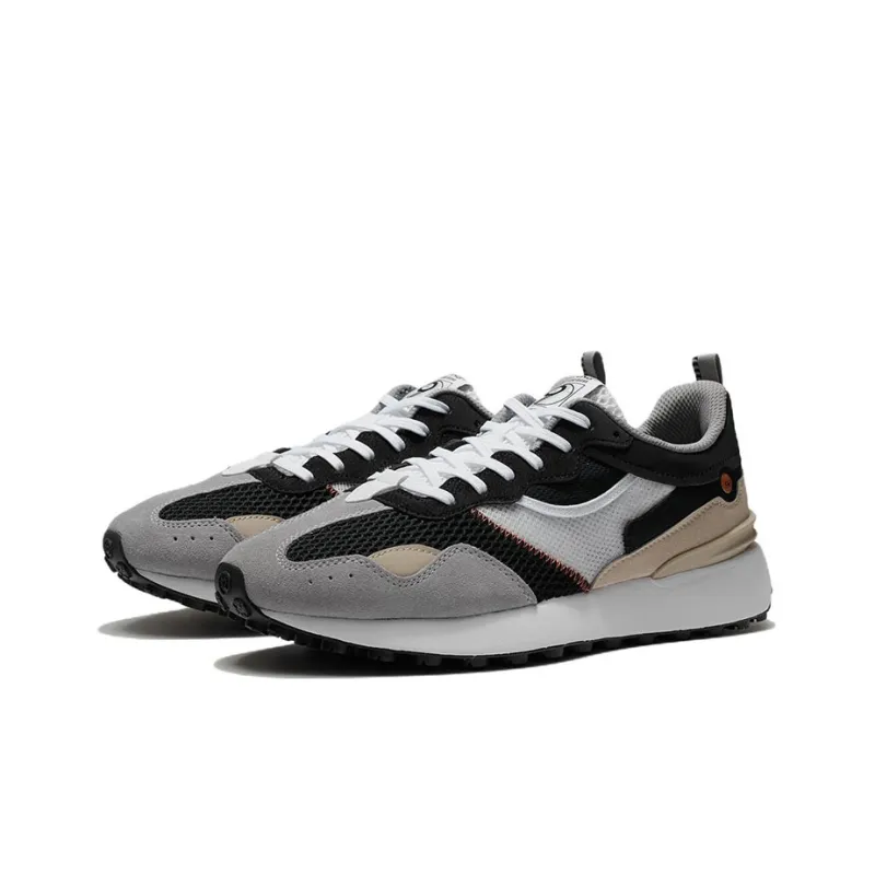 LiNing Fangyuan Classic Low-Top Casual Shoes Men's Black Gray-2