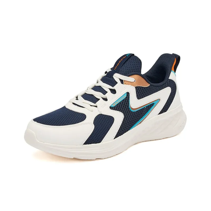 361° Running Shoes Men Low Top Feather White/Shadow Blue-1