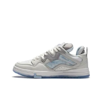 LiNing Pro Durable Breathable Low Top Skateboard Shoes Women's Frost White