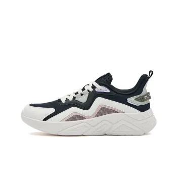 361° Running Shoes Women's Low Top Obsidian Black/Feather White