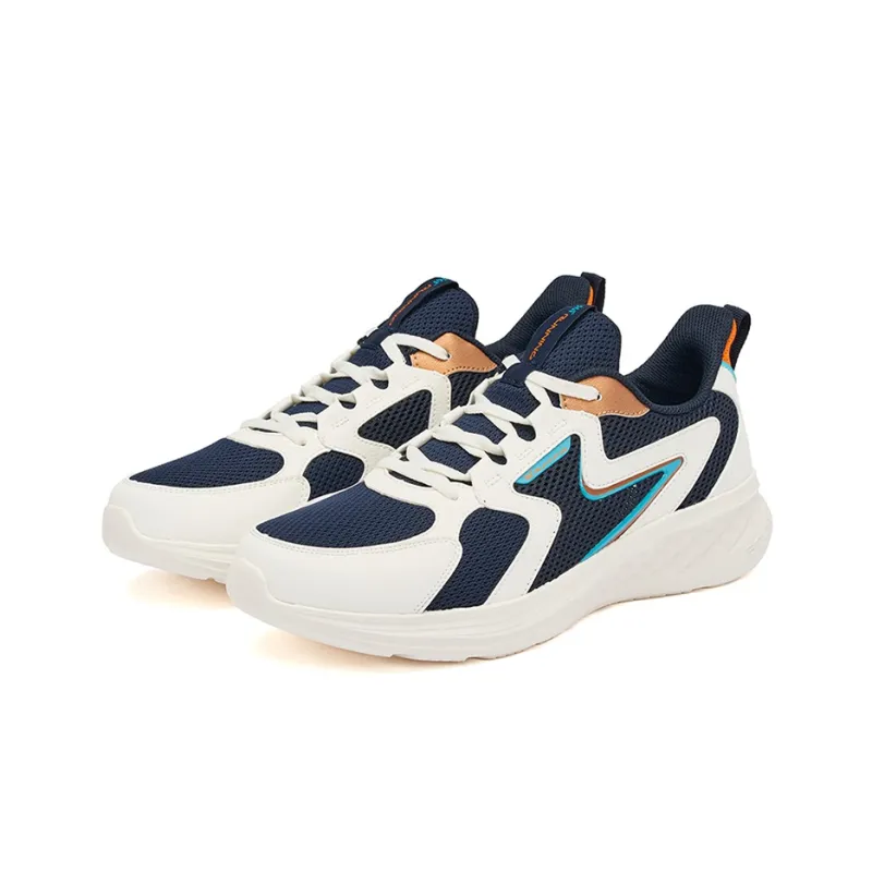 361° Running Shoes Men Low Top Feather White/Shadow Blue-2