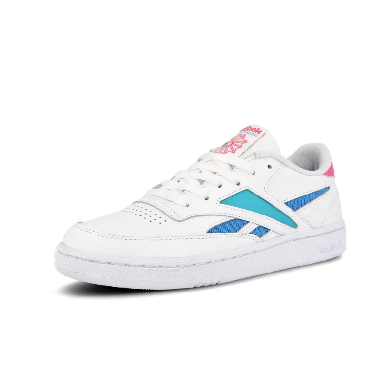 Reebok Women's Club C Revenge Mark 'White Solid Teal Bright Cyan' Women's-2