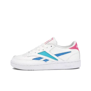 Club C Women's Reebok Revenge Mark 'White Solid Teal Bright Cyan' Women's