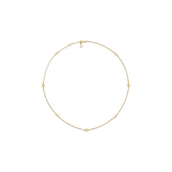 GUCCI Classic Double G Necklace Collection Necklaces Women's Gold