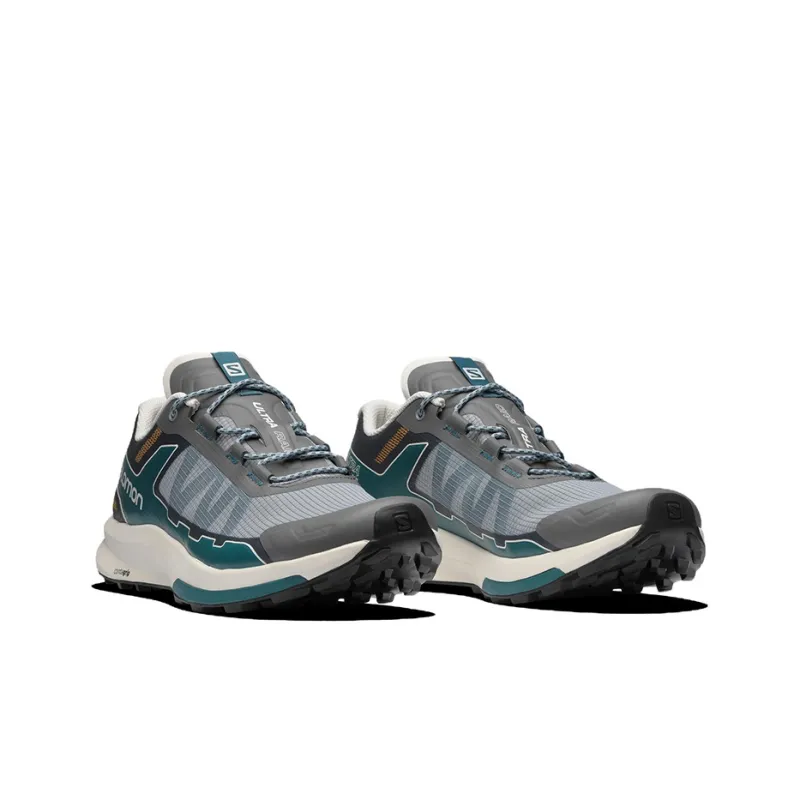 SALOMON XT Wings Wear Resistant Low Top Running Shoes Unisex Gray Blue-1