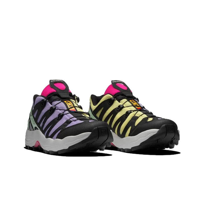 SALOMON XA Pro 1 Wear-Resistant Low-Top Running Shoes Unisex Black Purple-1