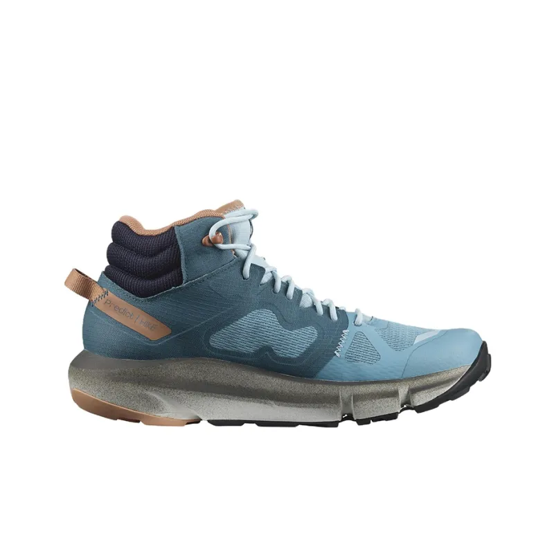 SALOMON Predict Hike Wear Resistant Mid Top Hiking Trekking Shoes Women's Blue-1