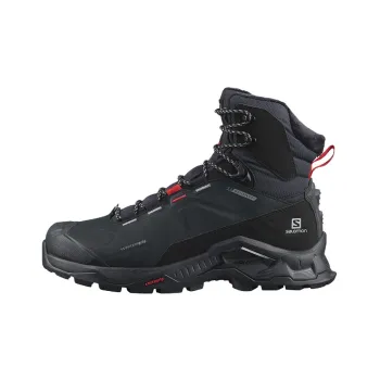 SALOMON Quest Winter Thinsulate™ Climasalomon™ Waterproof Wear-Resistant High-Top Hiking Trekking Shoes Unisex Black
