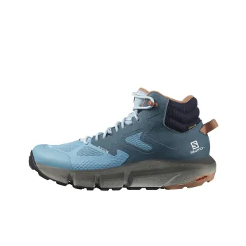 SALOMON Predict Hike Wear Resistant Mid Top Hiking Trekking Shoes Women's Blue