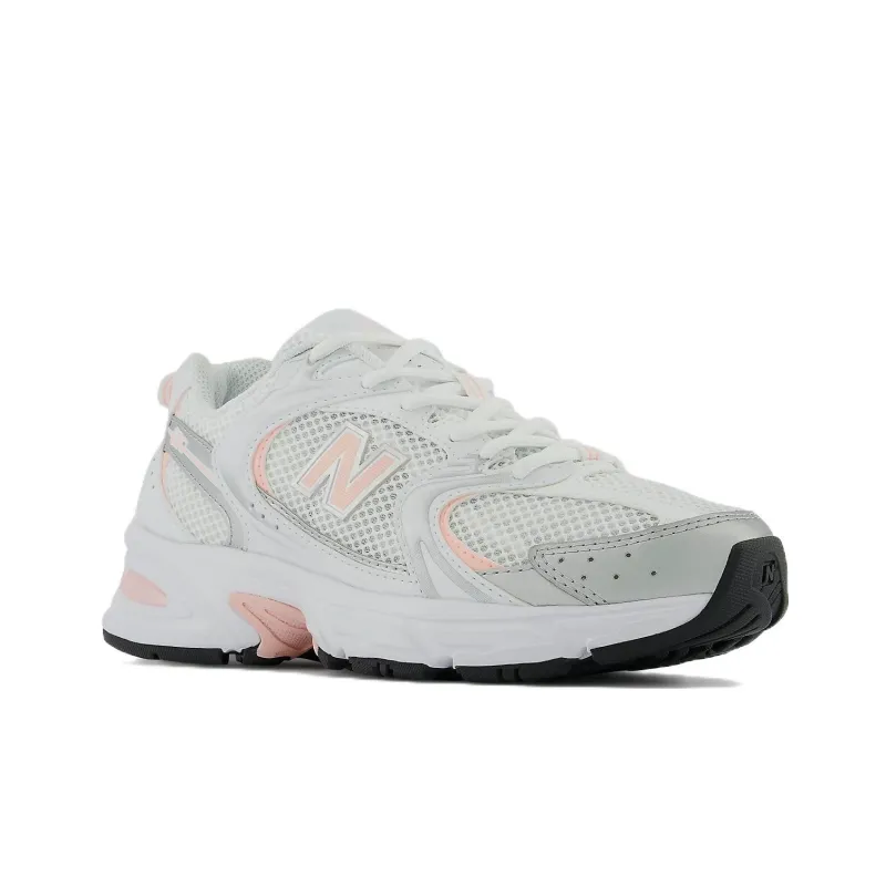 New Balance 530 White Silver Pink-2