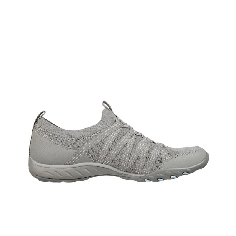 Skechers Breathe-Easy Casual Shoes Women's Low-Top Gray-1