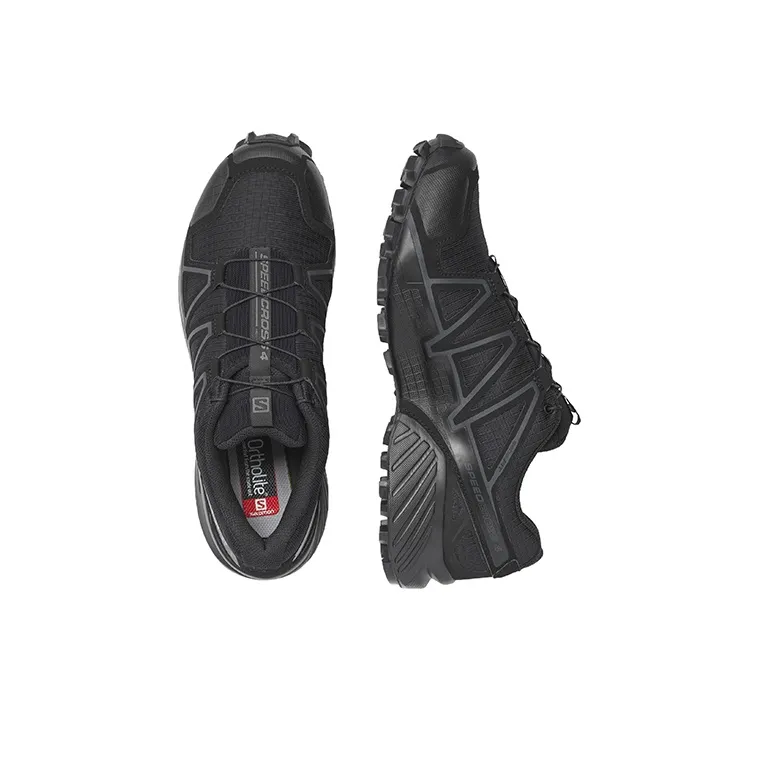 SALOMON Speedcross 4 Wear-Resistant Low-Top Running Shoes Men's Black-2